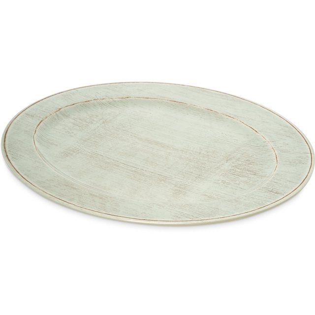 Plateau Ovale en Mélamine Grove, 20 Pouces x 14 Pouces, Buff