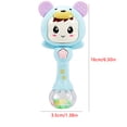 thumbnail image 2 of Baby Shaker Sand Hammer Toy Stick Music Light Rhythm Teether Dibujos animados Shaking Sonajero Juguete Campana de mano Scienceny BA0075-02B, 2 of 7