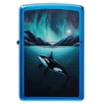 thumbnail image 2 of Zippo Whale Design High Polish Blue Pocket Lighter, 2 of 6