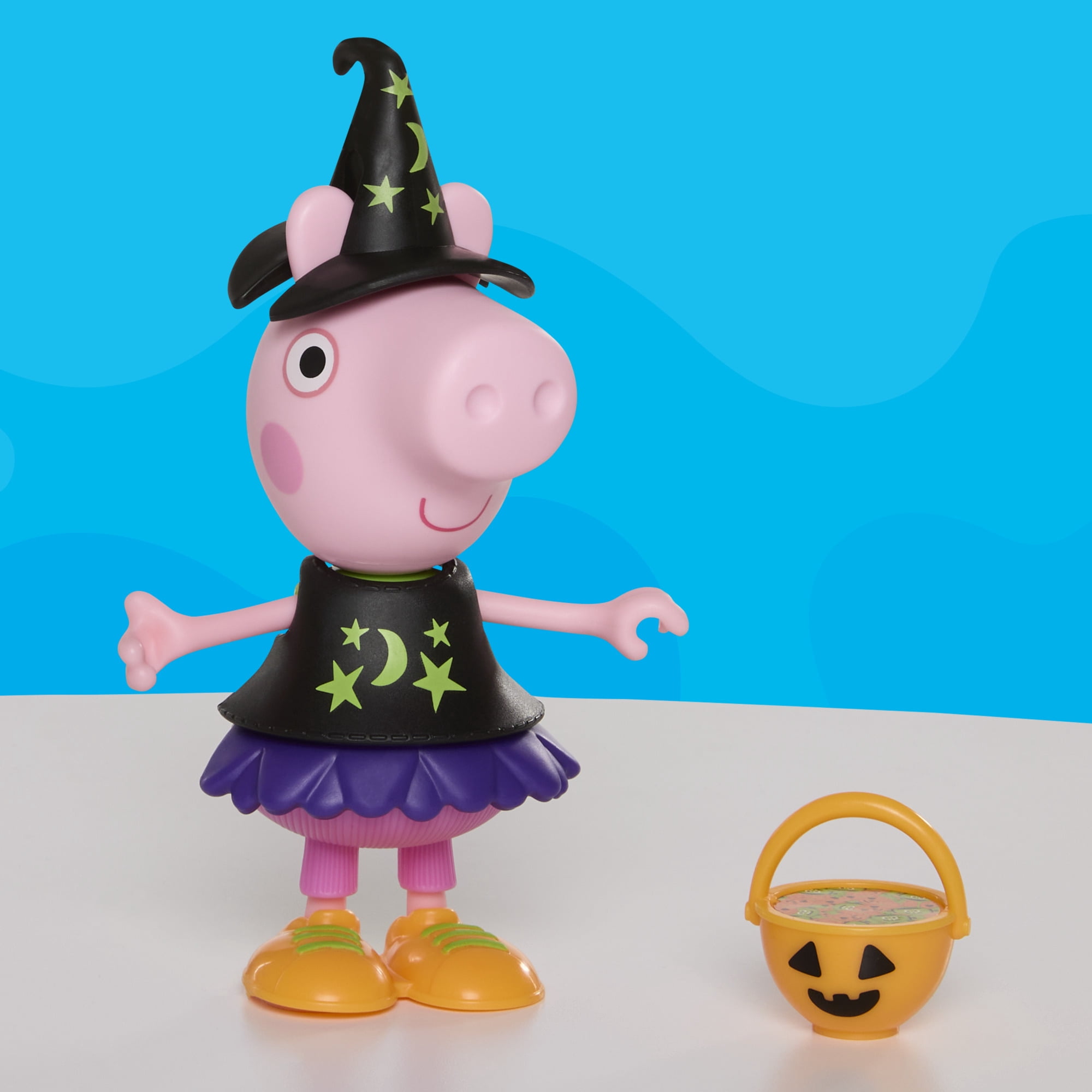 Peppa Pig Halloween Dress-Up 6-Inch Figure with 6 Fashion Accessories, Kids Ages 3+