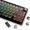 Gradient Grey, variant on Slate Blue Clear keycaps,Transparent Keyboard keycaps,Jelly Key caps Set,Shine Through keycap,MDA Profile Keyboard caps for Mx Switches Mechanical Keyboard(115key)