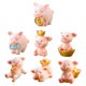 thumbnail image 1 of Figuras de cerdo de 7 piezas, adornos para pasteles, figuras de cerdo, juego de juguetes, figuras de cerdo, 1 of 5