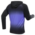 thumbnail image 5 of hoksml Men's Gradient Hooded Running Jacket Full Zip Quick Dry Lightweight Athletic Windbreaker for Outdoor Gym Cycling Daily Wear, 5 of 7