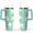 Greenish-blue-4, variant on 40oz You Can't Have Anymore Food Brush Teeth Stainless Steel Flip Straw Tumbler Spill Proof Travel Cup Double Wall Vacuum Insulated Coffee Mug with Handle