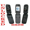 Unlocked ZTE Z222 Flip Phone With Camera For ATT, T-Mobile and Other Supported GSM Networks. Internet, Bluetooth 2.0+EDR
