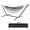 Coffee, variant on GIANNA Double Hammock with Steel Stand and Carrying Bag, Adjustable Height, 450lbs Capacity, Polyester Cotton Fabric, Portable Outdoor Hammock for 2 Adults, Blue