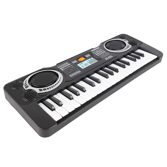 Juguete De Teclado Para Niños, 37 Teclas Fuente De Alimentación Dual Música Enligtement Piano Juguete Plástico Multiusos Para Niños Pequeños Para El Hogar