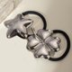 thumbnail image 2 of Metal Hair Tie Ponytail Hair Cuff Gold Hair Cuff Gold Ponytail Cuff Silver Metal Hair Ties Hair Elastic Hair Ties for Women Gold Hair Accessories, 2 of 4