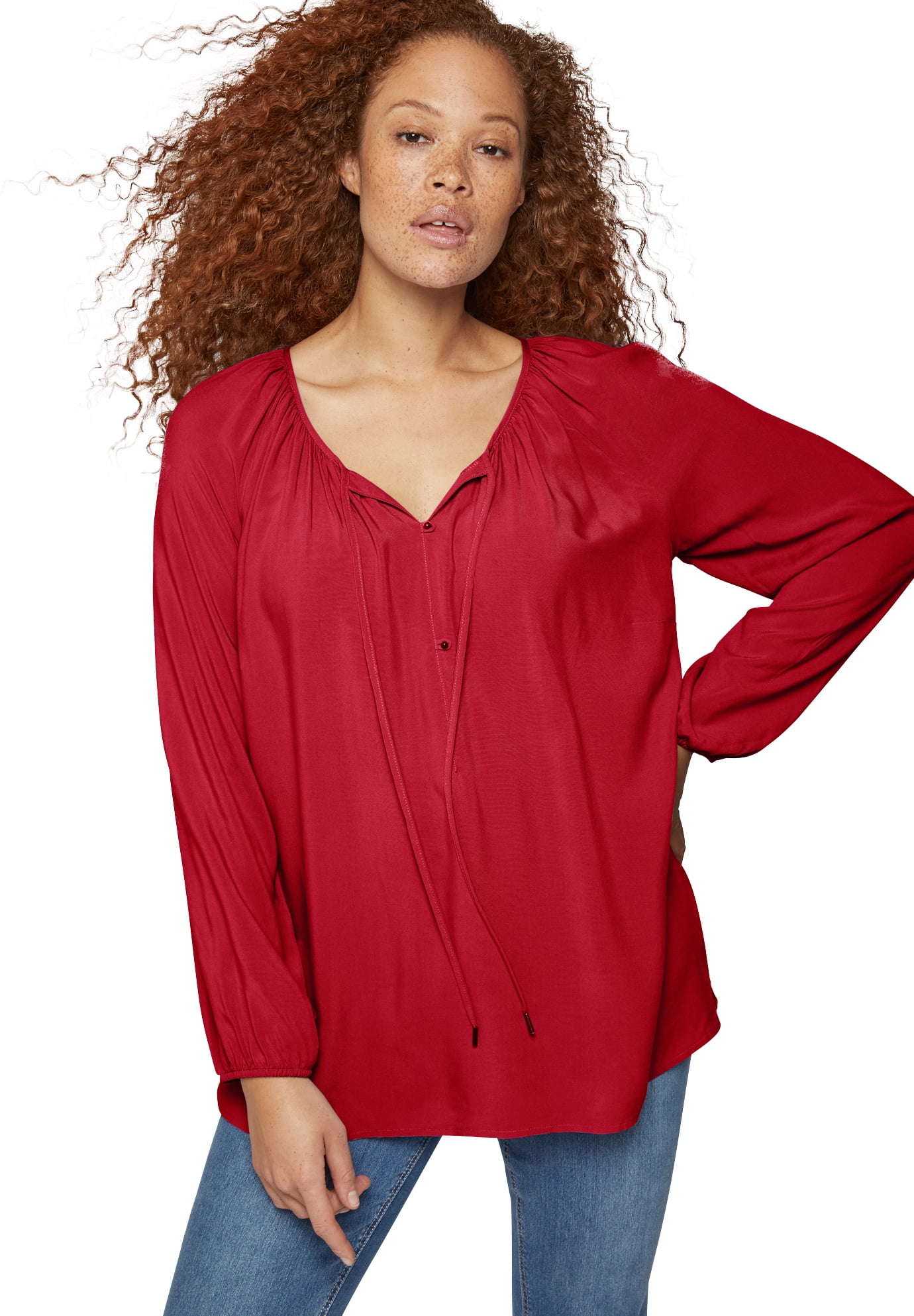 plus size peasant
