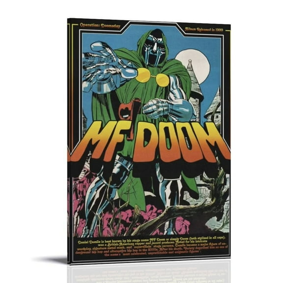 MF Doomsday (4) Painting Vintage Poster Picture Print Wall Art Poster Painting Canvas Posters Artworks Gift Room Aesthetic
