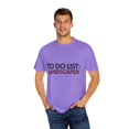 thumbnail image 4 of Funny To Do List Landscaper Retirement Worker Gardener Lawn Novelty Landscaper Retired Job Working Men Women Unisex Garment-Dyed T-shirt, 4 of 4