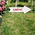 thumbnail image 4 of 2 Pcs Adjustable Tracks Wedding Napkin Rings Yard Sign, 4 of 8