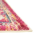 thumbnail image 6 of Unique Loom Madeline Vintage Collection Area Rug - Jackson (4' Square Pink Gray/Ivory), 6 of 7