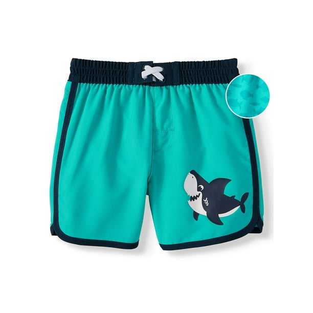 Wonder Nation Wonder Nation Pattern Changing Swim Trunks Print Appears When Wet Baby Boys Walmart Com Walmart Com