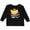 AB-Black, variant on Inktastic I'm a Bananas for You with Cute Banana and Hearts Boys or Girls Long Sleeve Toddler T-Shirt