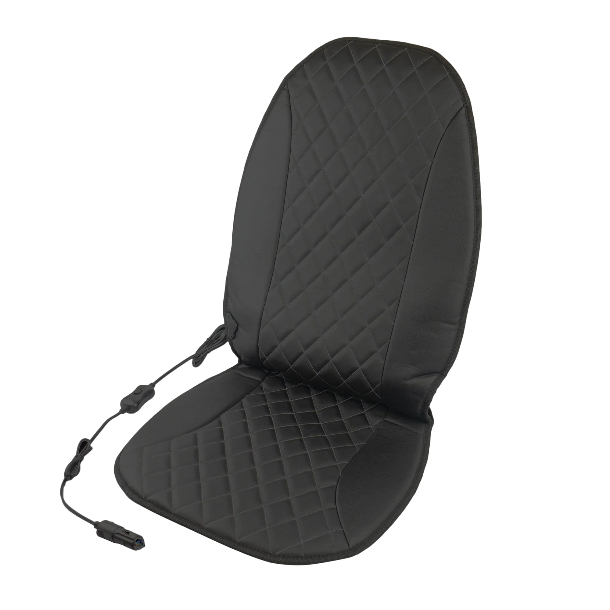 HealthMate 12-Volt 42 in. x 20.5 in. x 0.3 in. Luxury Heated Seat Cushion  IN9432 - The Home Depot