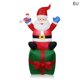 thumbnail image 4 of Santa Claus Iluminado Luz LED Regalo Navidad Iluminación Fiesta de explosión Conjunto de decoración al aire libre Adorno de plástico Presente Kits de decoración para fiestas Enchufe de la UE Matsuzay HA009022-01B, 4 of 6
