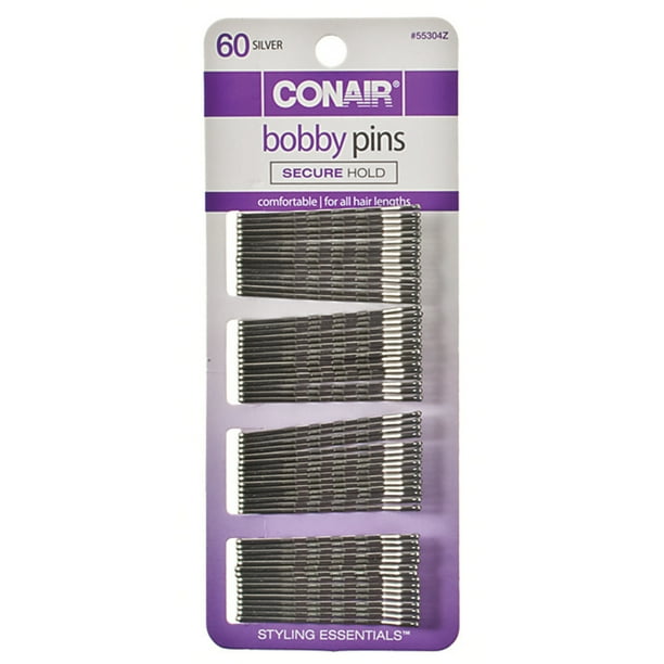 Silver Bobby Pins 60 Pc
