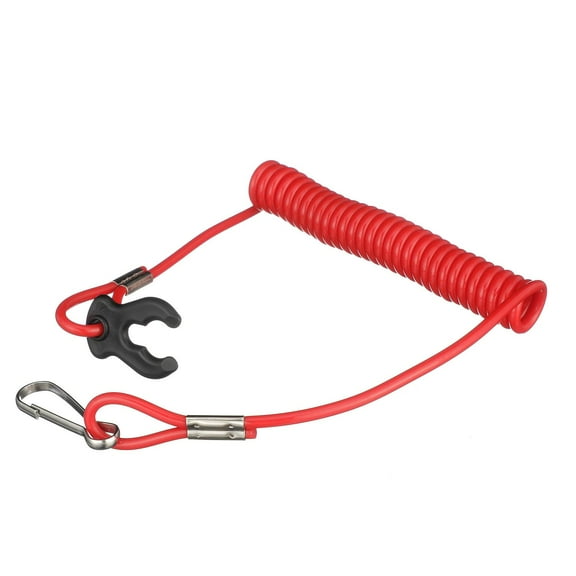 Seachoice Universal Kill Switch Replacement Lanyard, Red