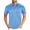 Light Blue, variant on fatyb Men's Golf Shirts Casual Short Sleeve Pocket Tops Breathable Summer Collar Tees Shirts for Men