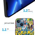 thumbnail image 4 of Funny Cartoon Anime Pokemon Pikachu (9) Phone Case Compatible with iPhone 13 Case Dual camera TPU Protective Cover Gift For IP13-6.1in, 4 of 6