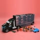 thumbnail image 3 of Camión transportador de animales BuyWeekMX Juguete para niños con 6 Dinosaurios 6 Animales, 3 of 9