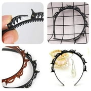 Hairstyle Hairpin, 2 Pcs Hairstyle Aid Headband With Clips, Hairpins Hairdressing Supplies, Headband, Hair Holder, Hair Accessories, Twist Clip Headband
