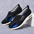 thumbnail image 2 of XIHAHA Sandalias informales, zapatos ortopédicos para mamá y papá, pies anchos, zapato hinchado, ajuste de eversión del pulgar, zapatos para diabéticos suaves y cómodos, 2 of 5