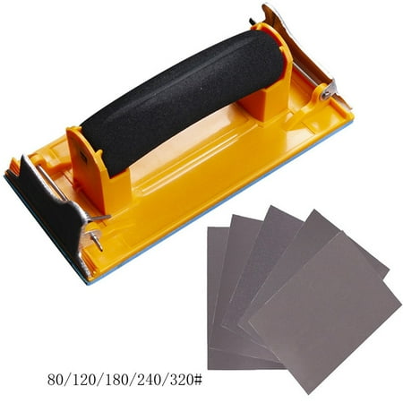 

6PCS Sandpaper Holder Grinding Polish Tool Woodworking Abrasive Wall Sand Board