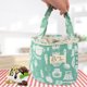 thumbnail image 2 of Bolsa de almuerzo aislada Bolsa de almuerzo Bolso de almuerzo reutilizable para la escuela de trabajo (verde), 2 of 8