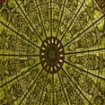thumbnail image 1 of Ahgly Tapis d'Intérieur Lavable en Machine Carré Rouge Nuit Transitionnel, 7 Pieds Carré, 1 of 7