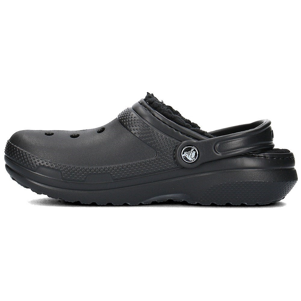 Black lined crocs deals