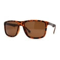 thumbnail image 2 of Polarized Gentlemens 90s Slick Sport Horn Rim Sunglasses Tortoise Brown, 2 of 4