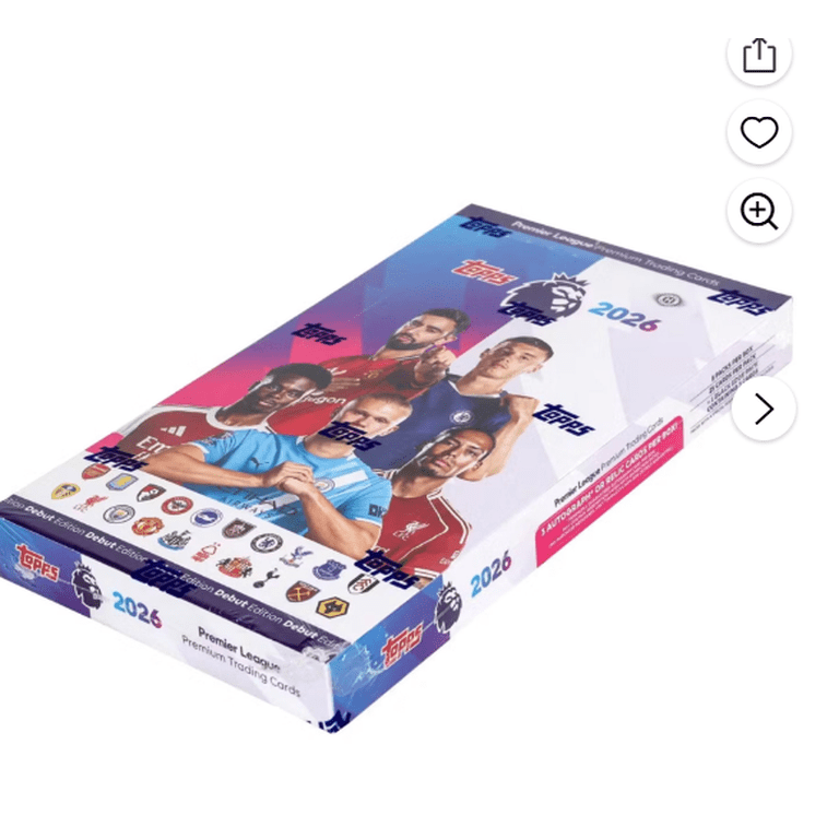 2025-26 Topps Premier League EPL Soccer Hobby Box 2025-26 Topps Premier League EPL Soccer Hobby Box