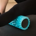 thumbnail image 4 of 321 STRONG Medium Density Massaging Foam Roller for Myofascial Self Release and Deep Tissue Massage - Aqua, 4 of 9