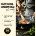thumbnail image 3 of Alva Maestro Cookware Set 3-Piece Set - 8" Nonstick Ceramic Frying Pan and 1.7Qt. Saucepan with Lid - Oven Safe, Easy to Clean and Made without Harmful Chemicals - Induction & All Stovetop Compatible, 3 of 9