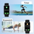 thumbnail image 5 of Non-Bluetooth Fitness Tracker Watch for Men Women Kids, No Bluetooth No APP No Phone Needed, Waterproof Full Touch Screen Sports Watch with Steps Calories Counter Sleep Tracker Alarm Clock (Black), 5 of 9