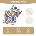 thumbnail image 2 of Sm:)e Pumpkins Maple Leaf Blue and White Porcelain Fall Table Runner, Seasonal Kitchen Dining Table Decoration for Home Party Decor 13x72 Inch, 2 of 7