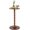 Brown, variant on Aibiju Round Side Table, Solid Wood Drink Table, Modern Minimalist Bedside Table, Living Room Sofa End Table, Bedroom Small Corner Table for Small Spaces Black YD-RST001B