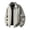 Gray, variant on Mens Leather Jacket Retro Biker Plus Size Jacket Casual Loose Trendy Outerwear