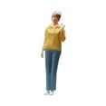 thumbnail image 2 of Figurines Peintes 1/64 Figurines de Fille Simulation de Résine Miniature Jouet Architecture Personnes Figurines Miniature Scène Personnes pour Scène Miniature, 2 of 8