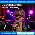 thumbnail image 2 of 2025 AI Smart Glasses feature 8GB large memory and 8MP camera. Supporting 100+ language translation, wireless calls and music, the dual-lens set is a great Halloween and Christmas gift., 2 of 8