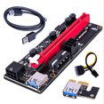 thumbnail image 1 of Graflsoa PCIe 16X Riser Card with USB 3.0 Cable, 4PIN & 6PIN GPU Adapter, Multi-Color Options for PC Expansion, Compact Design for All Chassis, 1 of 5