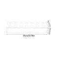 thumbnail image 2 of Easter Clearance Clear Acrylic Flower Vase Transparent Floral Table Centerpiece Rectangular Acrylic Vase Suitable For Home Wedding Table Decoration Mother's Day Decoration, 2 of 9