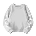 thumbnail image 4 of Posijego Boys Girls Christmas Sweatshirts for Toddlers Kids Oversized Sweatshirt Pullover Long Sleeve Casual Tops, 4 of 5
