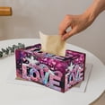thumbnail image 5 of DIY diamond painting kit tissue box, cat loves letters special shapes paired with shiny diamonds, suitable for home and office decoration, can be used as an adult craft gift., 5 of 7