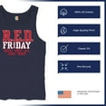 thumbnail image 6 of RED Friday Until They All Come Home Tank Top Remember Everyone Deployed US Military Day American Patriot Men's Top, 6 of 7
