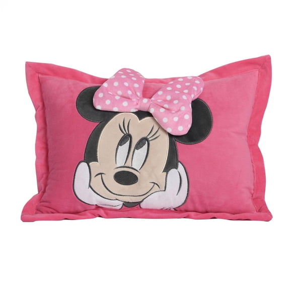 Disney Minnie Mouse Decorative Nursery Pillow, 12"x16"