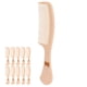 thumbnail image 1 of Peine para peinar el cabello, 10 piezas Peine de dientes anchos Peinado Peine ancho Peluquería Peine de dientes anchos Tecnología innovadora, 1 of 8