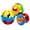 Four-Color, variant on Baby Rattle Balls, Sensory Toys for 3-6 Months Olds, Textured Easy-Grasp Rattle Balls